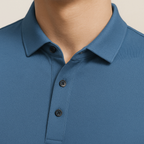 Camisa Polo Masculina - Seda Gelo