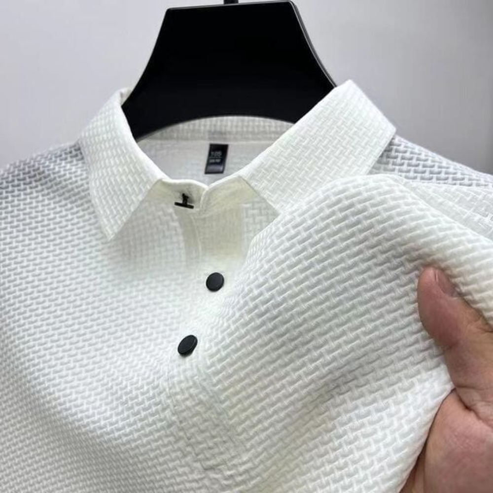 Camisa Polo Masculina - Texturizada