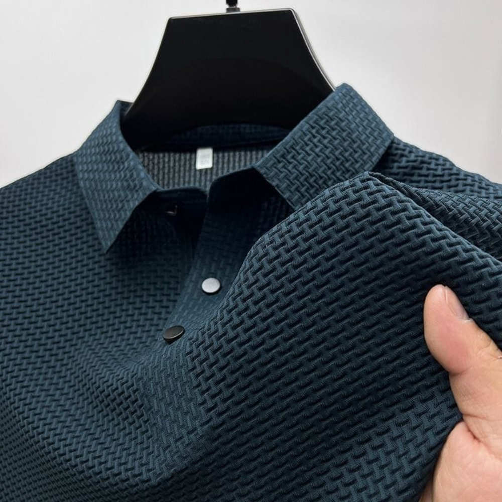 Camisa Polo Masculina - Texturizada