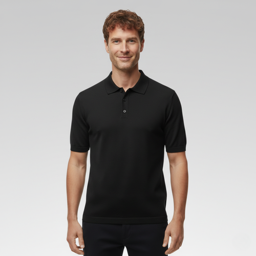 Camisa Polo Masculina - Seda Gelo