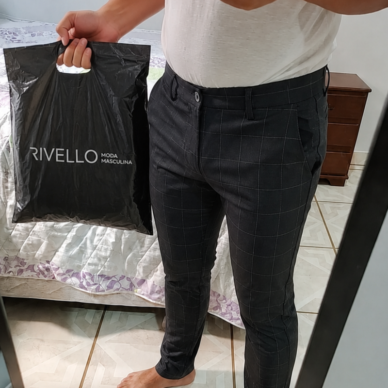 Calça Social Xadrez