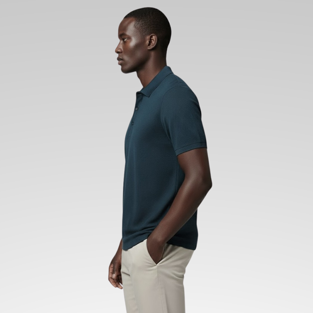 Camisa Polo Masculina - Texturizada