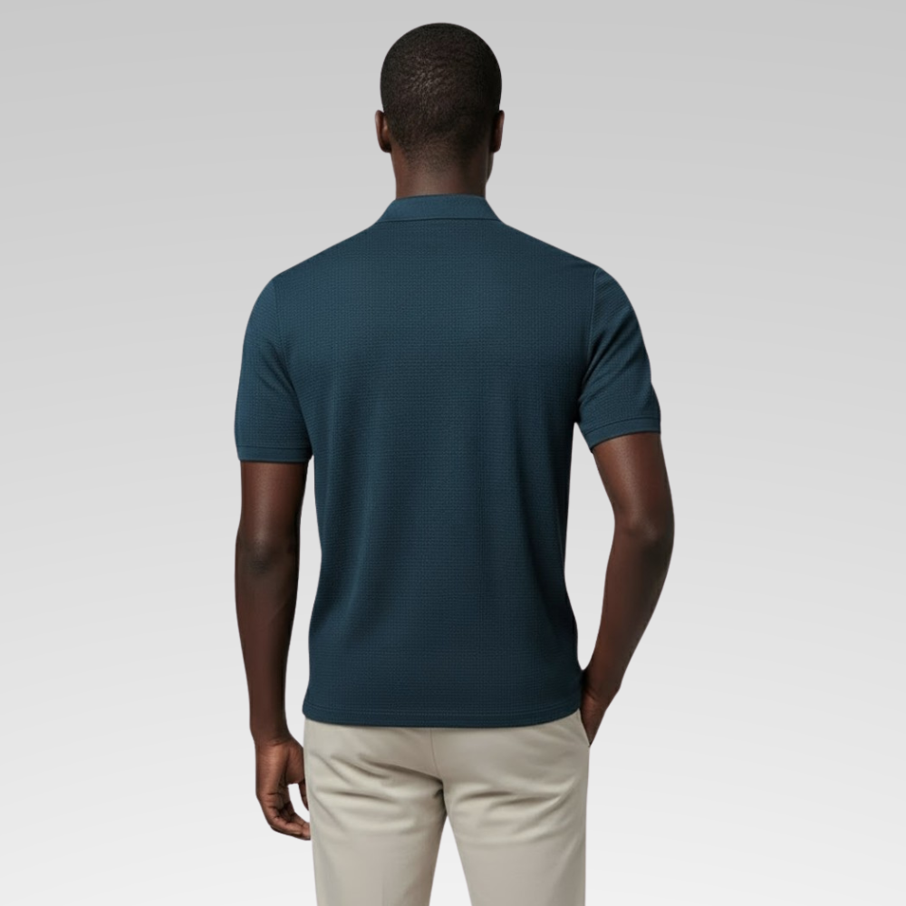 Camisa Polo Masculina - Texturizada