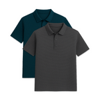 Conjunto - 2 Camisas Polos Texturizadas