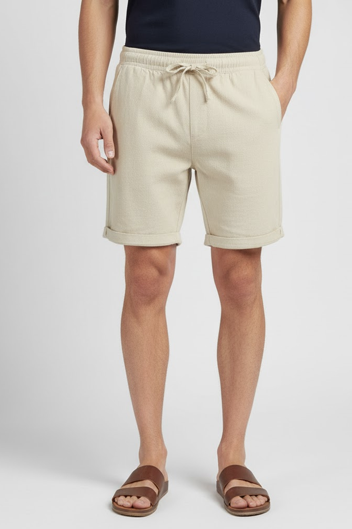 Bermuda Masculina de Linho - Verano