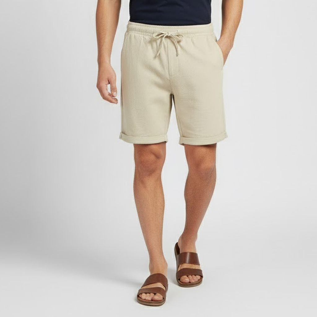 Bermuda Masculina de Linho - Verano