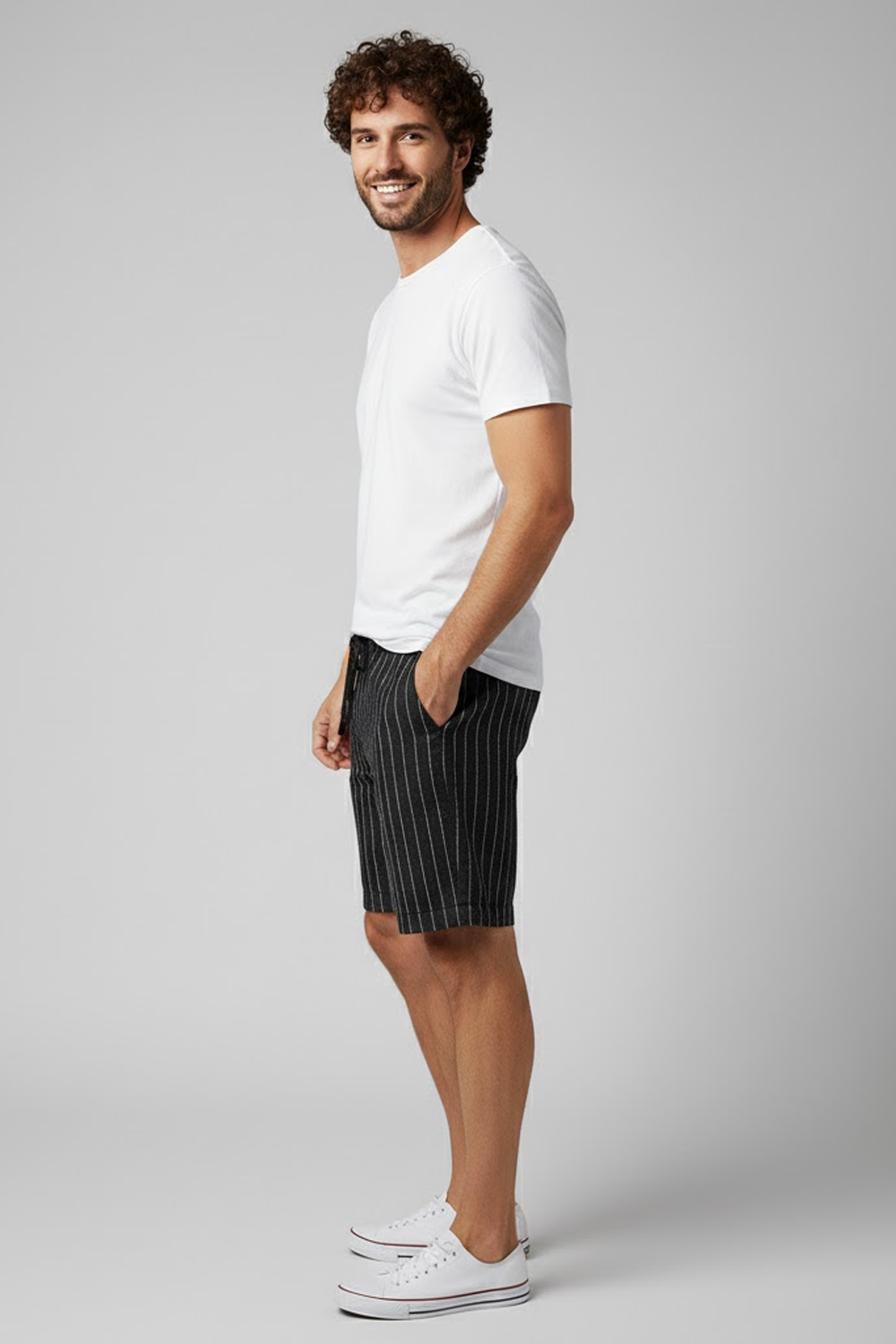 Bermuda Masculina de Linho - Firenze
