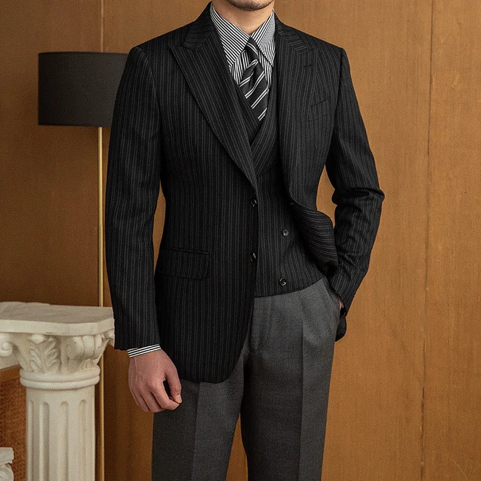 Blazer Masculino Listrado - Torino