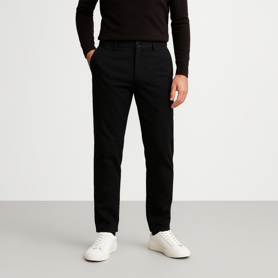 Calça Chino em Sarja Masculina - Linha Urbana