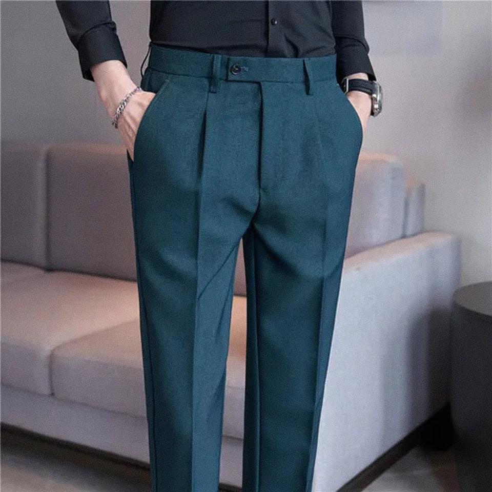 Calça Alfaiataria Masculina - Verde Musgo