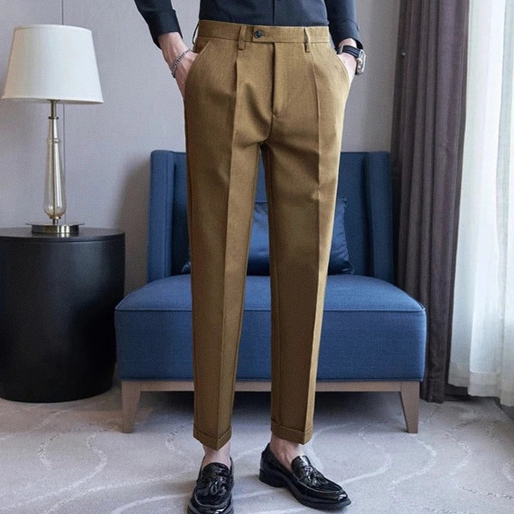 Calça Alfaiataria Masculina - Cáqui