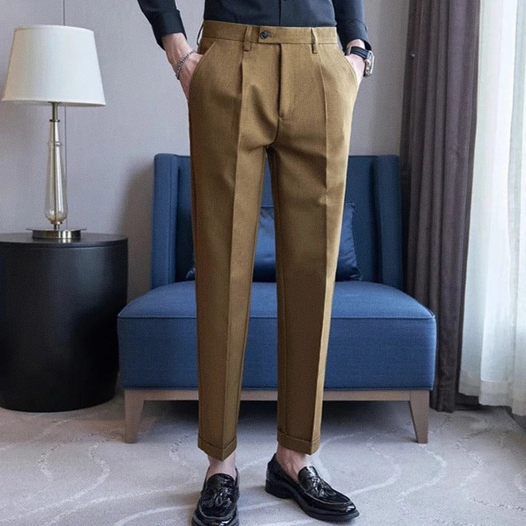 Calça Alfaiataria Masculina - Cáqui
