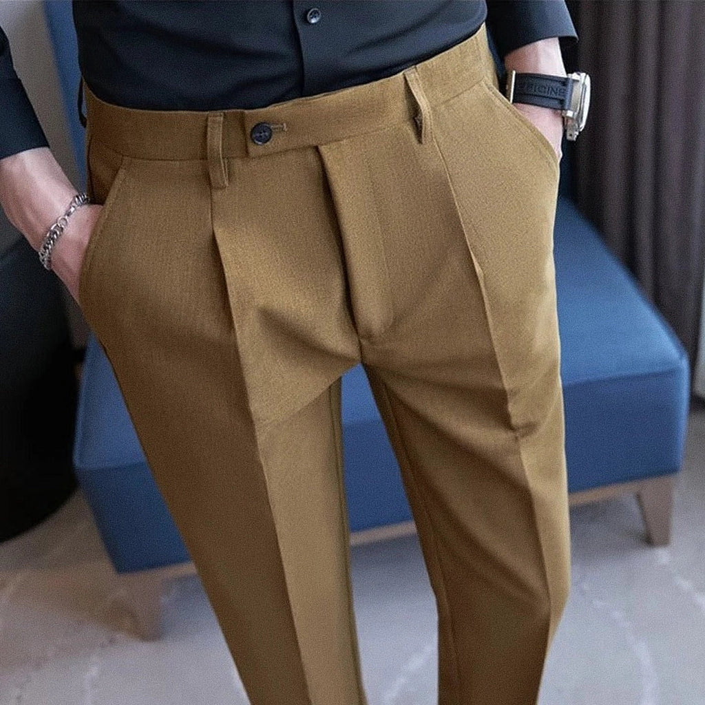 Calça Alfaiataria Masculina - Cáqui