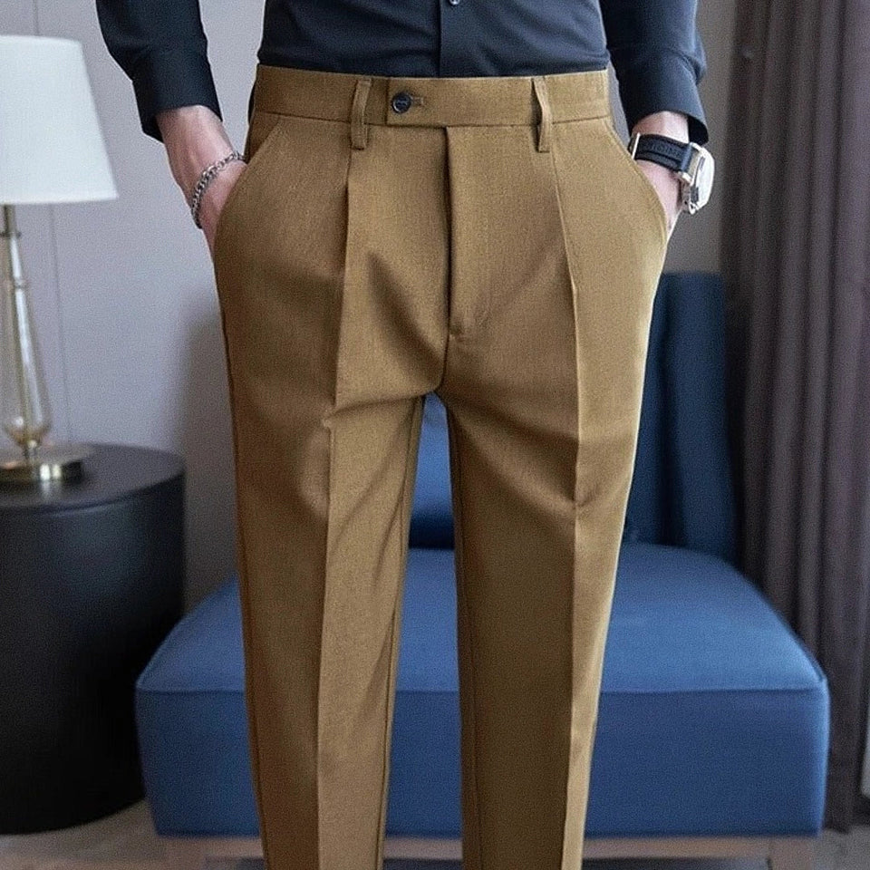 Calça Alfaiataria Masculina - Cáqui