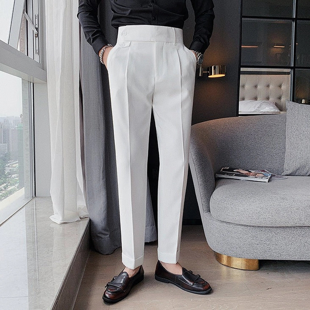 Calça Alfaiataria Masculina - Off-White