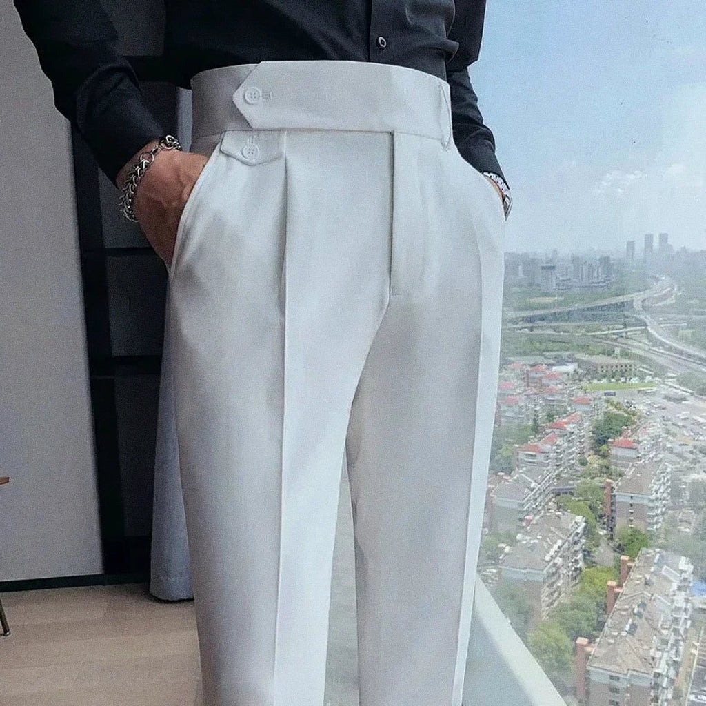 Calça Alfaiataria Masculina - Off-White