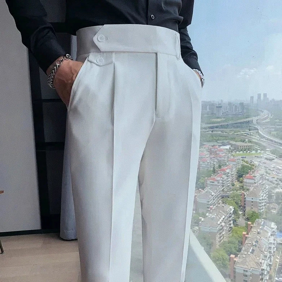 Calça Alfaiataria Masculina - Off-White