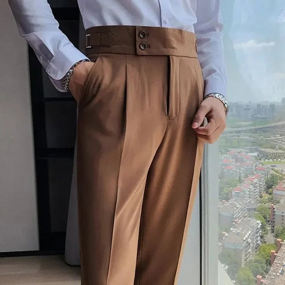 Calça Alfaiataria Masculina - Caramelo
