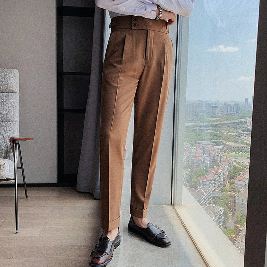 Calça Alfaiataria Masculina - Caramelo