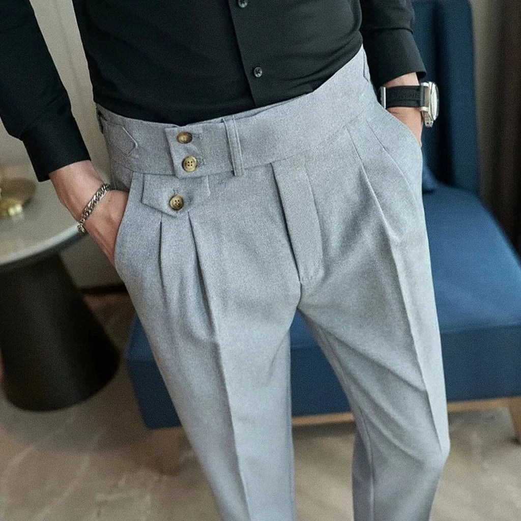 Calça Alfaiataria Masculina - Cinza