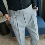 Calça Alfaiataria Masculina - Cinza