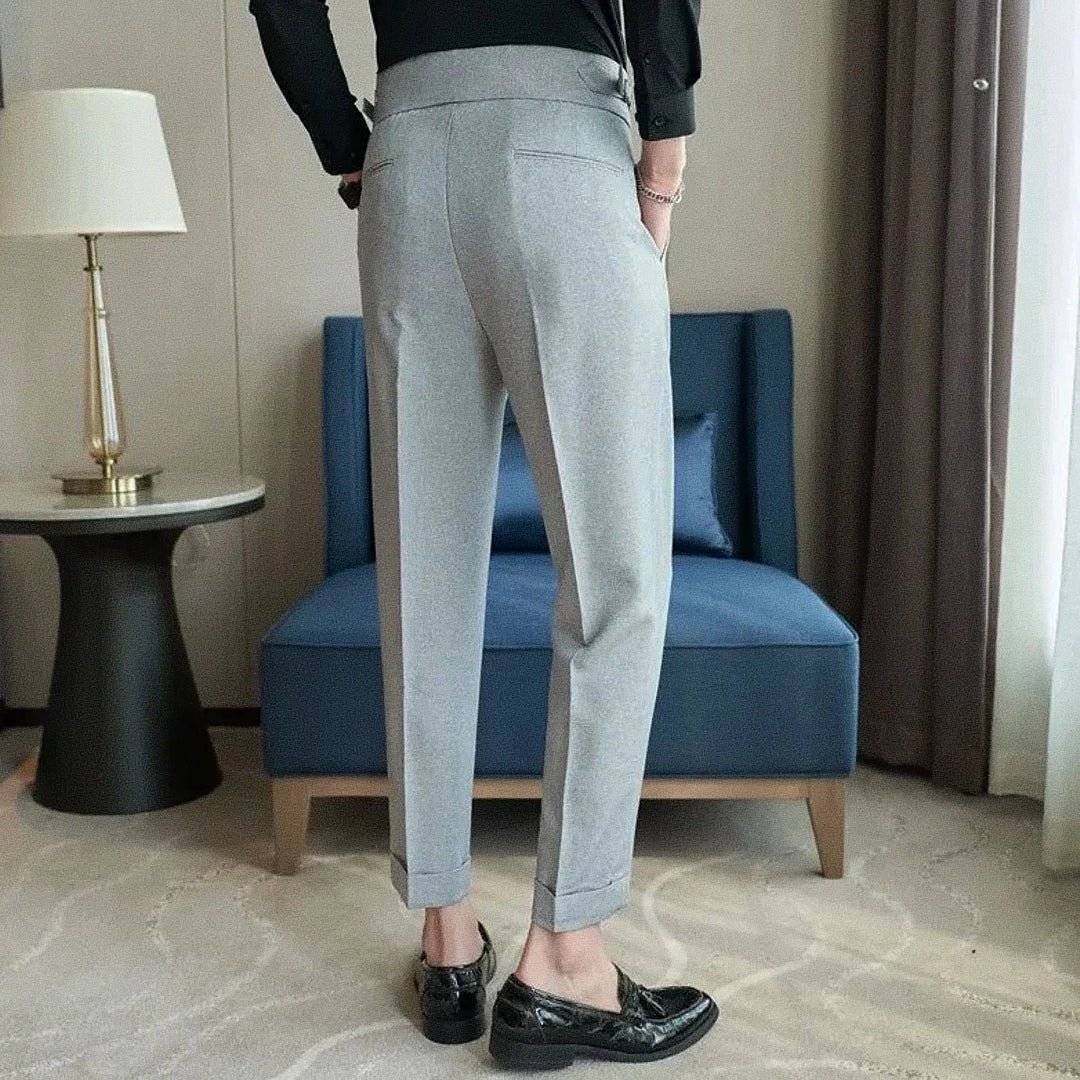 Calça Alfaiataria Masculina - Cinza