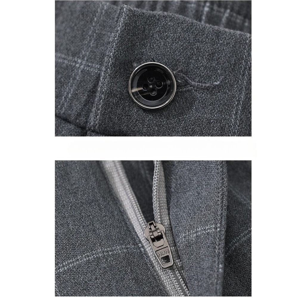 Calça Social Masculina - Xadrez