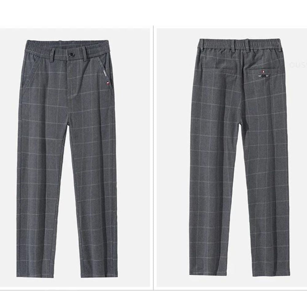 Calça Social Masculina - Xadrez