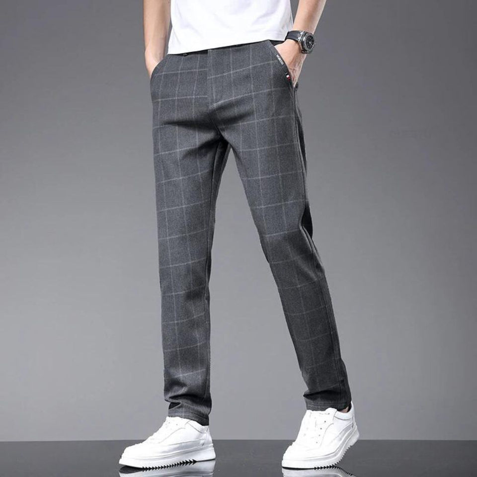 Calça Social Masculina - Xadrez