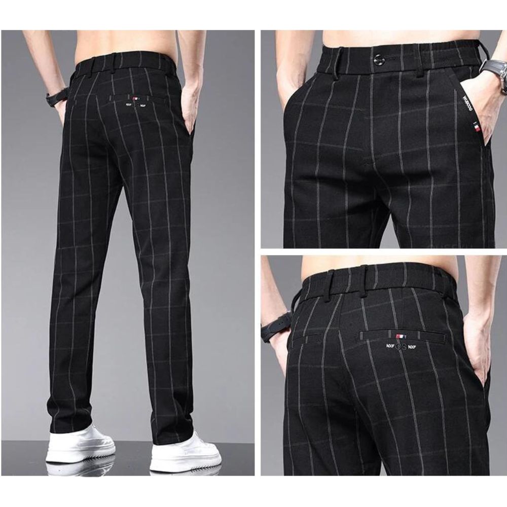 Calça Social Masculina - Xadrez