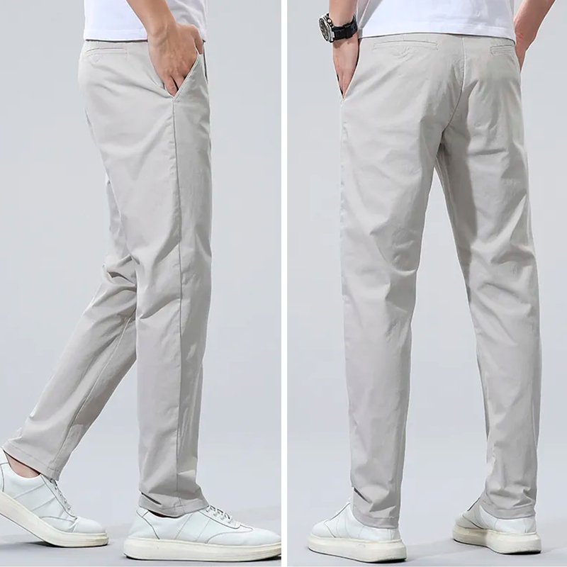 Calça Chino em Sarja Masculina - Linha Essencial