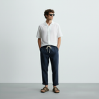 Calça Masculina de Linho - Cassis