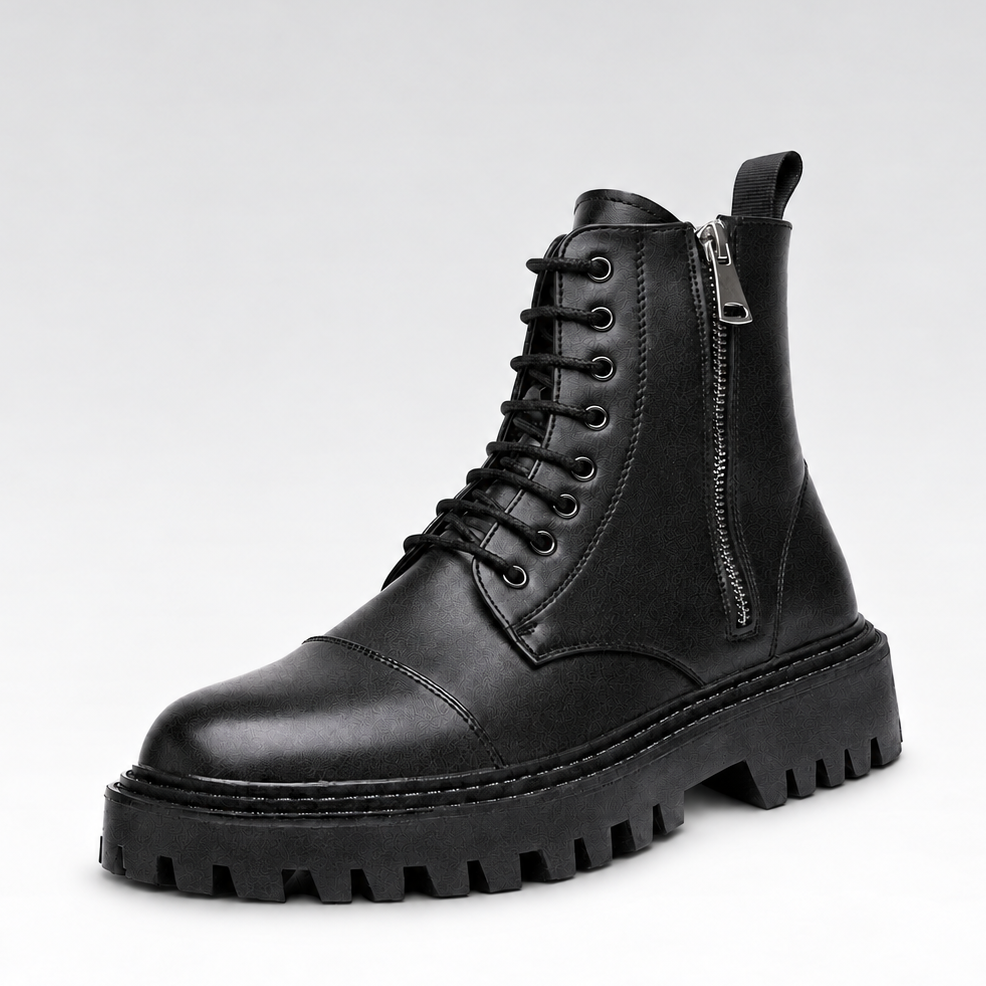Bota Masculina Tratorada de Couro - Aosta