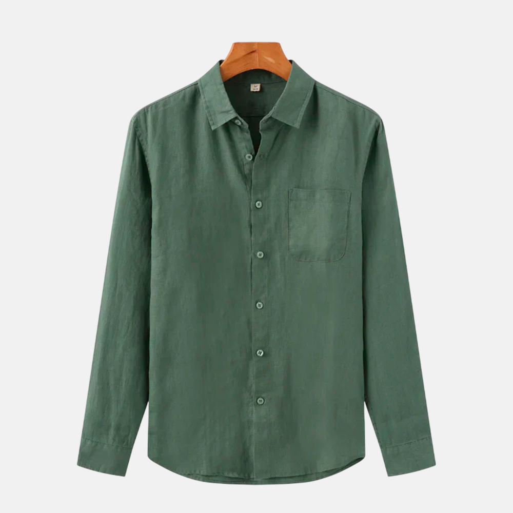 Camisa Social Masculina - Linho