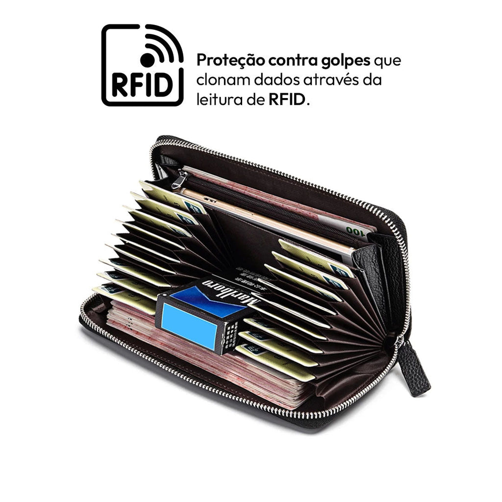 Carteira Masculina - Denim Safepocket