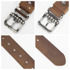 Cinto Masculino de Couro - Denim - foto 4