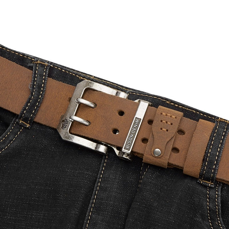 Cinto Masculino de Couro - Denim - foto 7