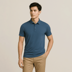 Conjunto - 2 Camisas Polos Seda Gelo