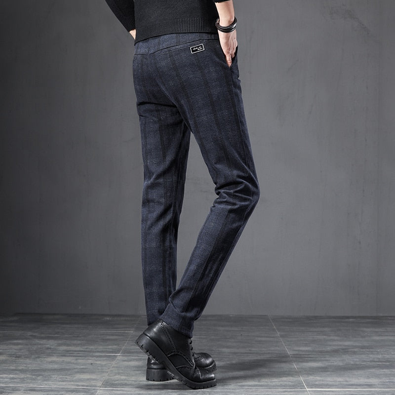 Calça de Alfaiataria Masculina - Xadrez