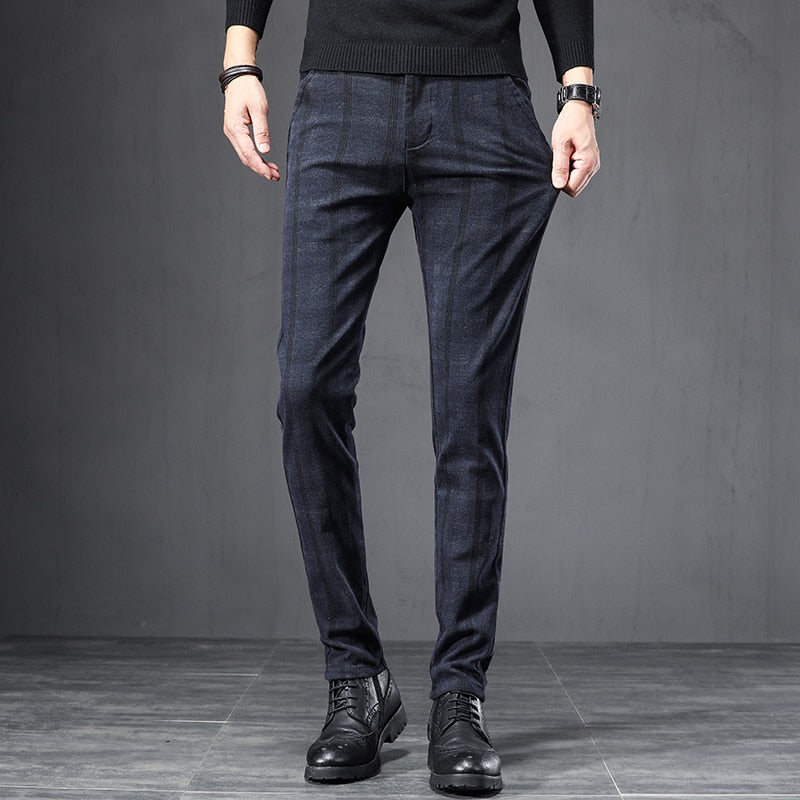 Calça de Alfaiataria Masculina - Xadrez