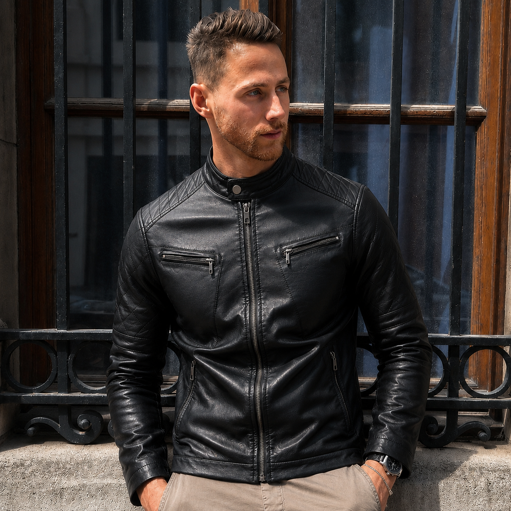 Jaqueta Masculina de Couro - Legacy