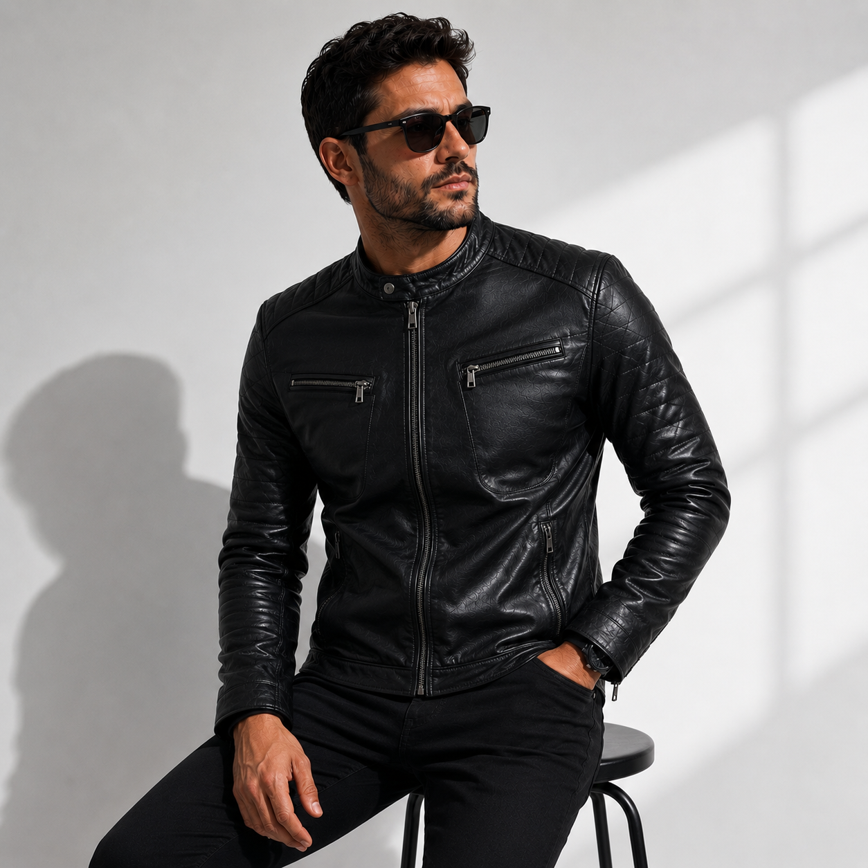 Jaqueta Masculina de Couro - Legacy