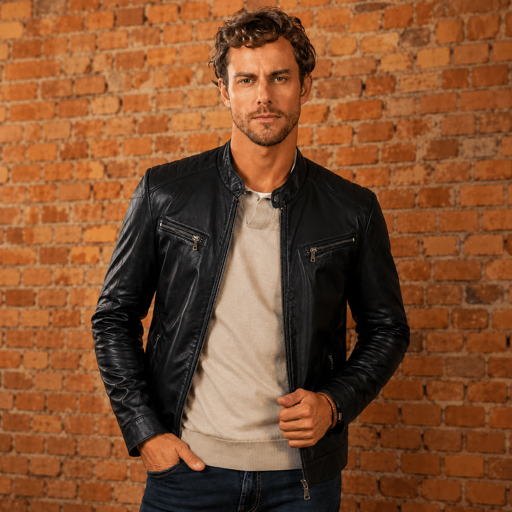 Jaqueta Masculina de Couro - Legacy