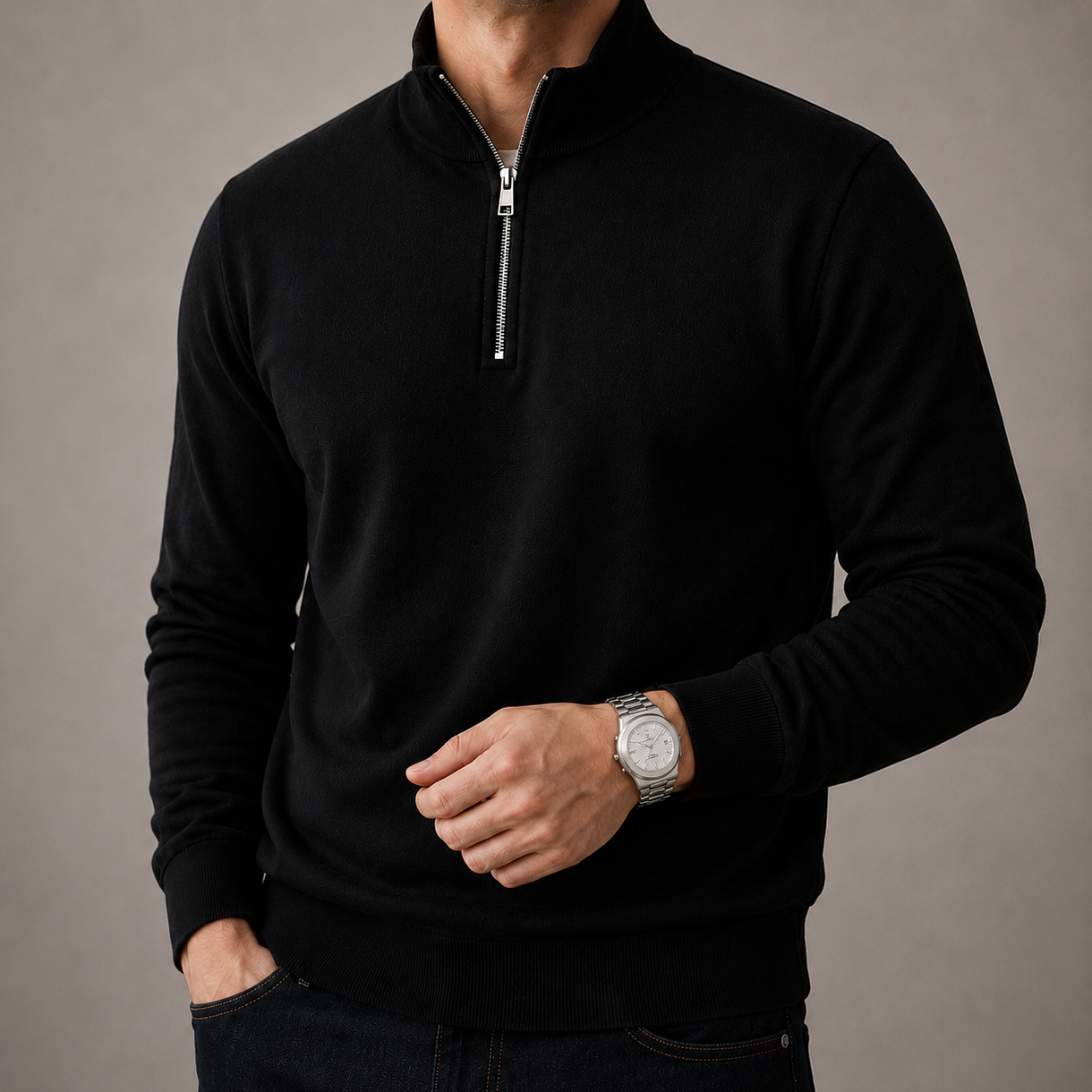 Suéter Masculino - Half Zip Premium