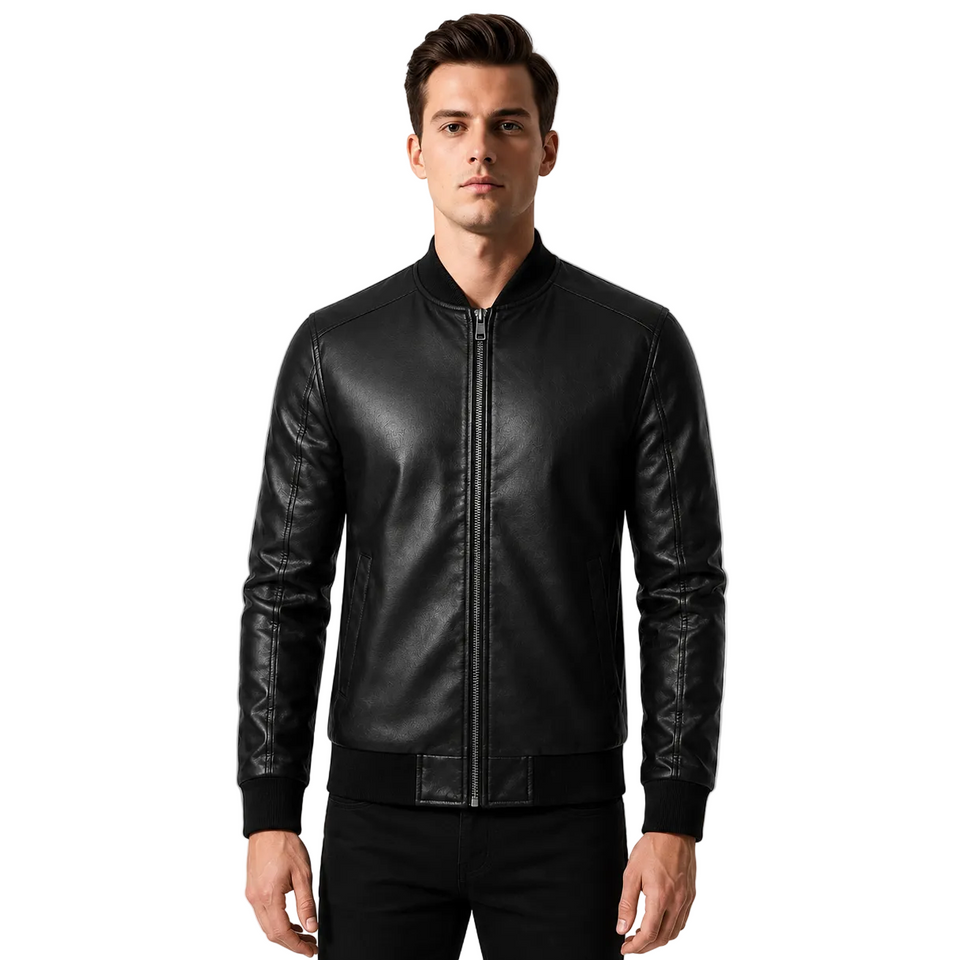 Jaqueta Masculina de Couro - Classic