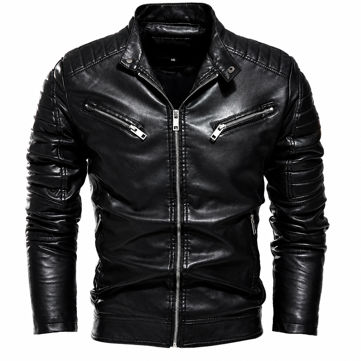 Jaqueta Masculina de Couro Slim - Maverick