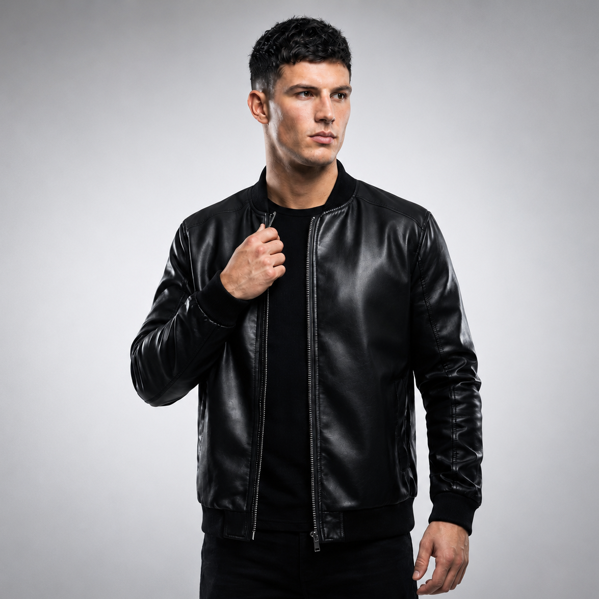 Jaqueta Masculina de Couro - Classic