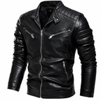 Jaqueta Masculina de Couro Slim - Maverick