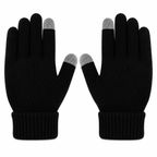 Conjunto de Inverno - Touca Térmica, Gola Cachecol e Luvas Touch (Forradas de Lã)
