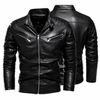Jaqueta Masculina de Couro Slim - Maverick